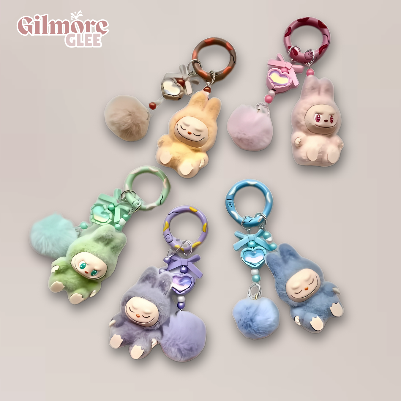 Mini Labubu Keychain