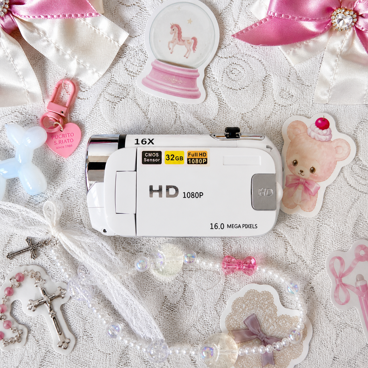 1080P Flip Screen Camcorder